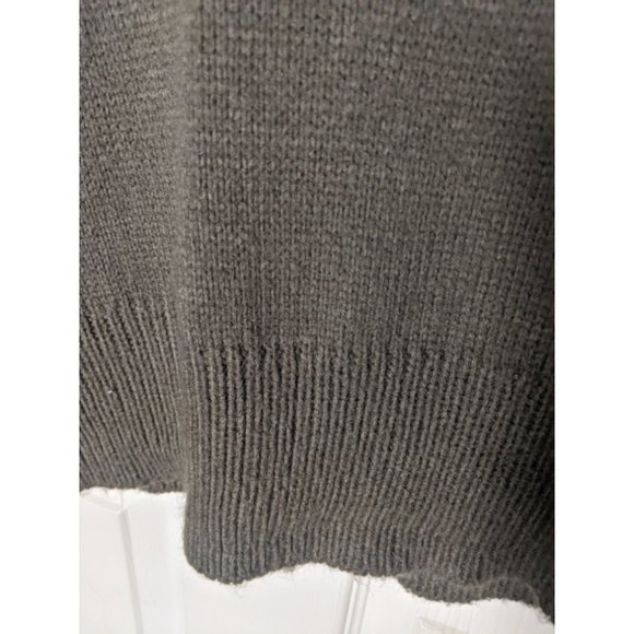 S Olive Green Knit Sweater Dress - Picture 6 of 10